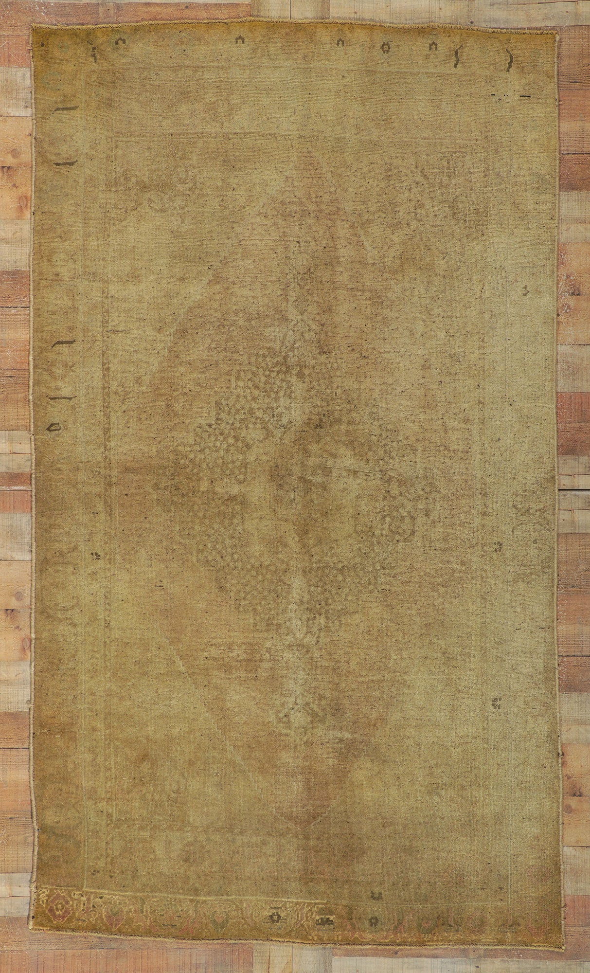 5 x 8 Vintage Turkish Oushak Rug 50073
