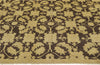 5 x 8 Vintage Brown Turkish Oushak Rug 50846