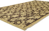 5 x 8 Vintage Brown Turkish Oushak Rug 50846