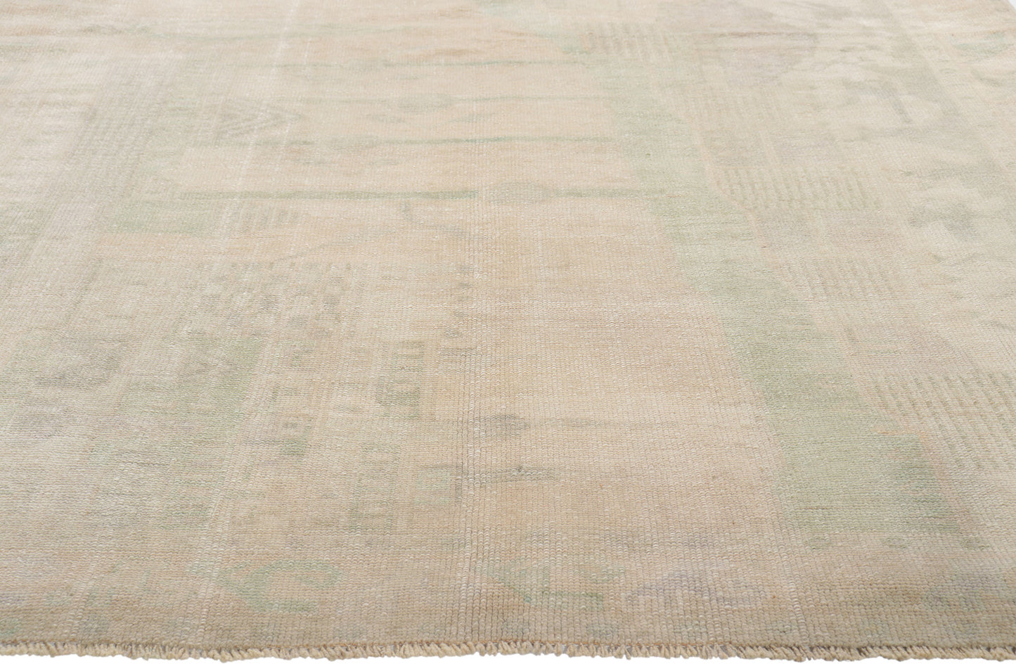 5 x 8 Vintage Turkish Oushak Rug 52470