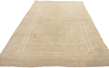 5 x 8 Vintage Turkish Oushak Rug 52974