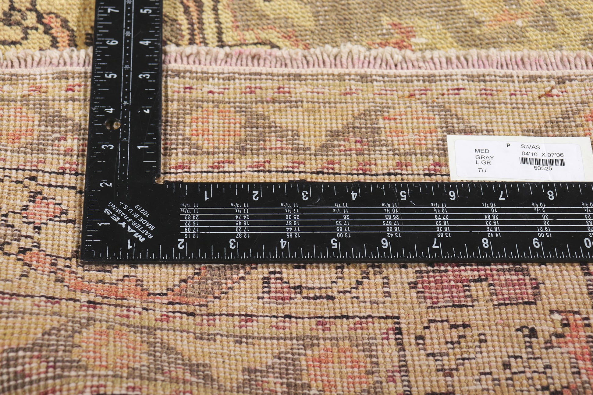 5 x 8 Vintage Turkish Sivas Rug 50525