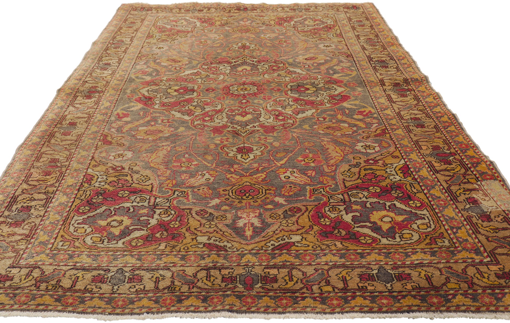 5 x 8 Vintage Turkish Sivas Rug 73780