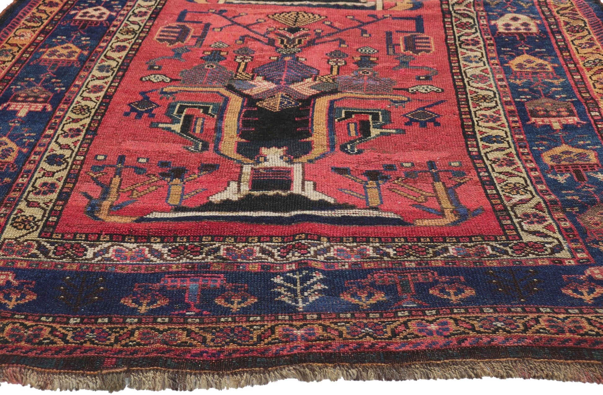 5 x 9 Antique Persian Lori Rug 61219