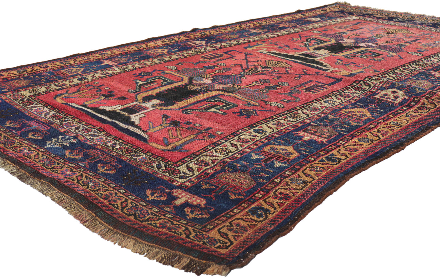5 x 9 Antique Persian Lori Rug 61219