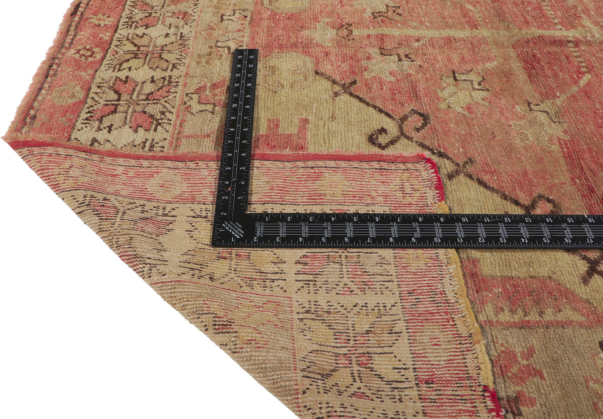5 x 9 Vintage Turkish Oushak Rug 73663