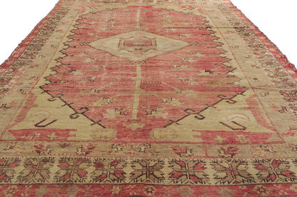 5 x 9 Vintage Turkish Oushak Rug 73663