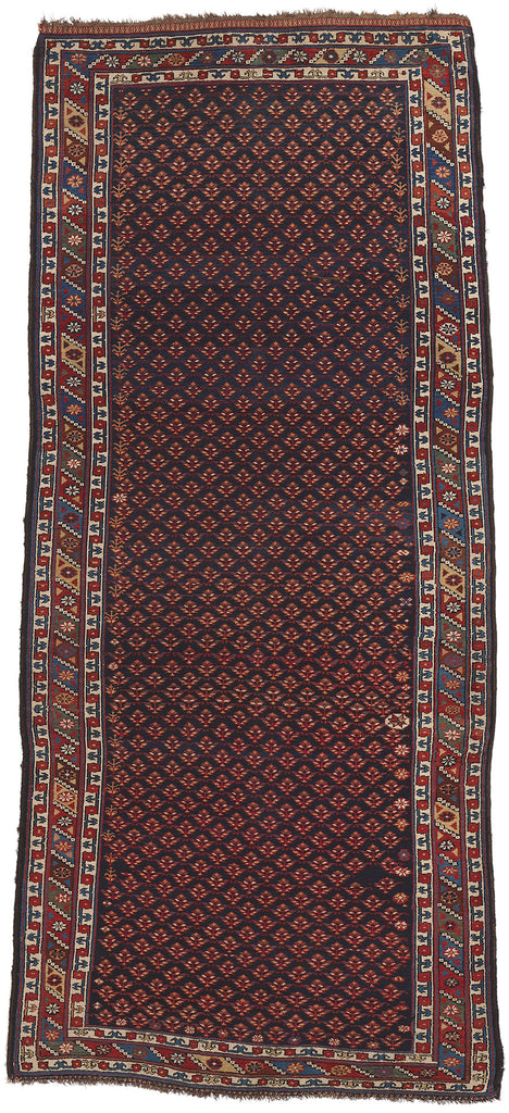 5 x 10 Antique Caucasian Kurdish Rug 73305