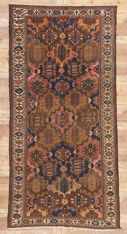 5 x 10 Antique Persian Bakhtiari Rug 75267