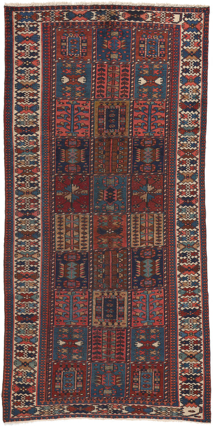 5 x 10 Antique Persian Bakhtiari Rug 75279