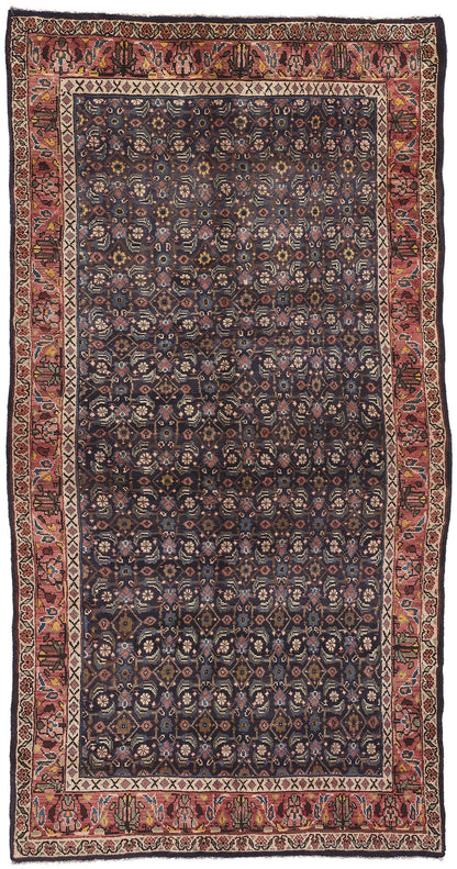 5 x 10 Vintage Persian Mahal Rug 61236