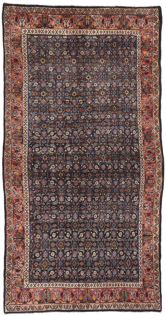 5 x 10 Vintage Persian Mahal Rug 61236