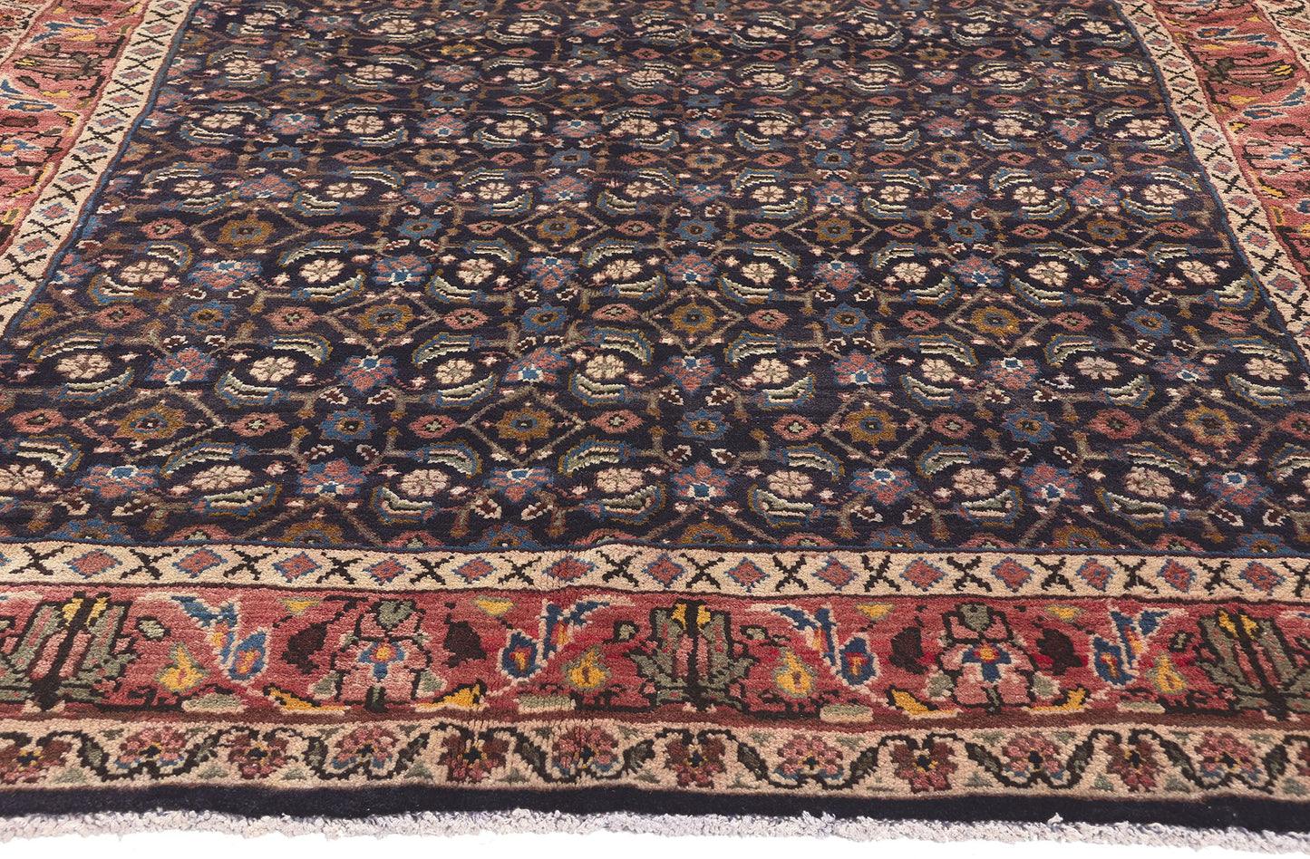 5 x 10 Vintage Persian Mahal Rug 61236