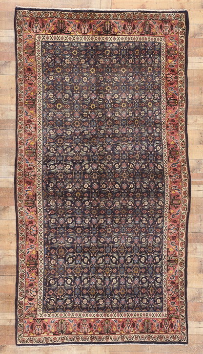 5 x 10 Vintage Persian Mahal Rug 61236