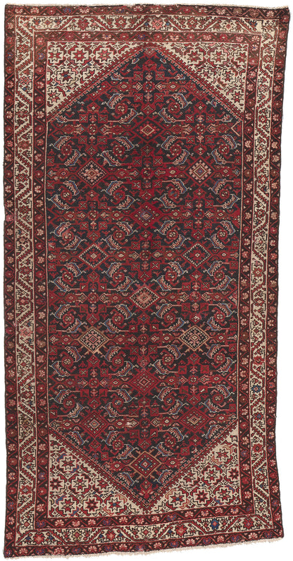 5 x 10 Vintage Persian Hamadan Rug 74943