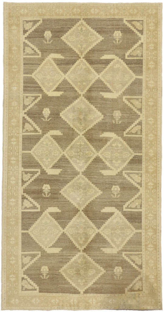 5 x 10 Vintage Turkish Oushak Rug 50845