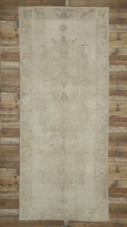 5 x 12 Vintage Turkish Oushak Rug 52478