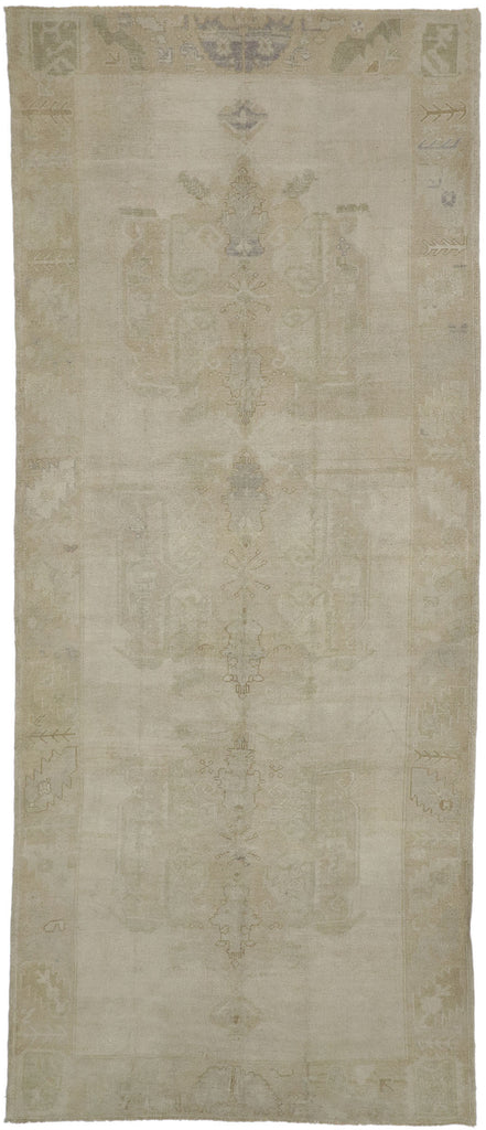 5 x 12 Vintage Turkish Oushak Rug 52478