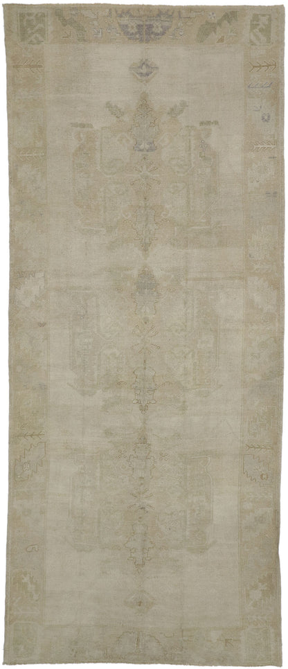 5 x 12 Vintage Turkish Oushak Rug 52478