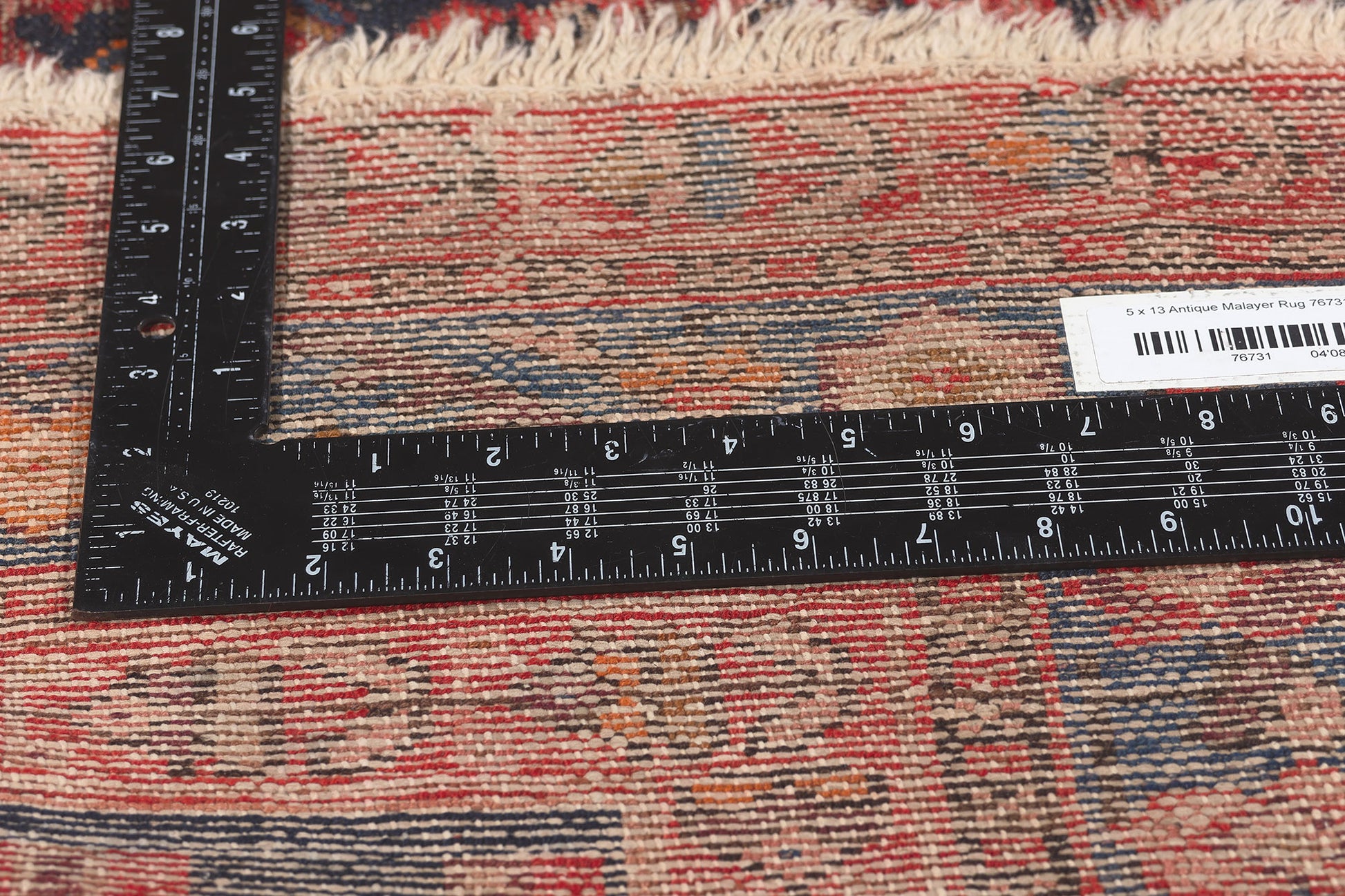 5 x 13 Antique Persian Malayer Rug 76731
