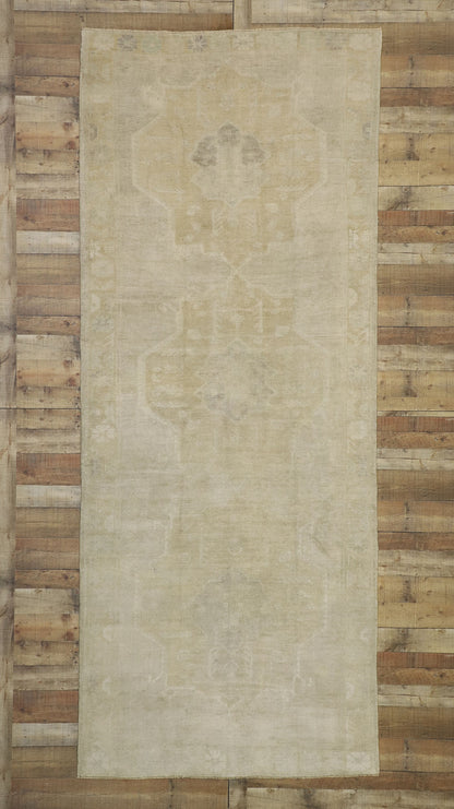 5 x 13 Vintage Turkish Oushak Rug 52474