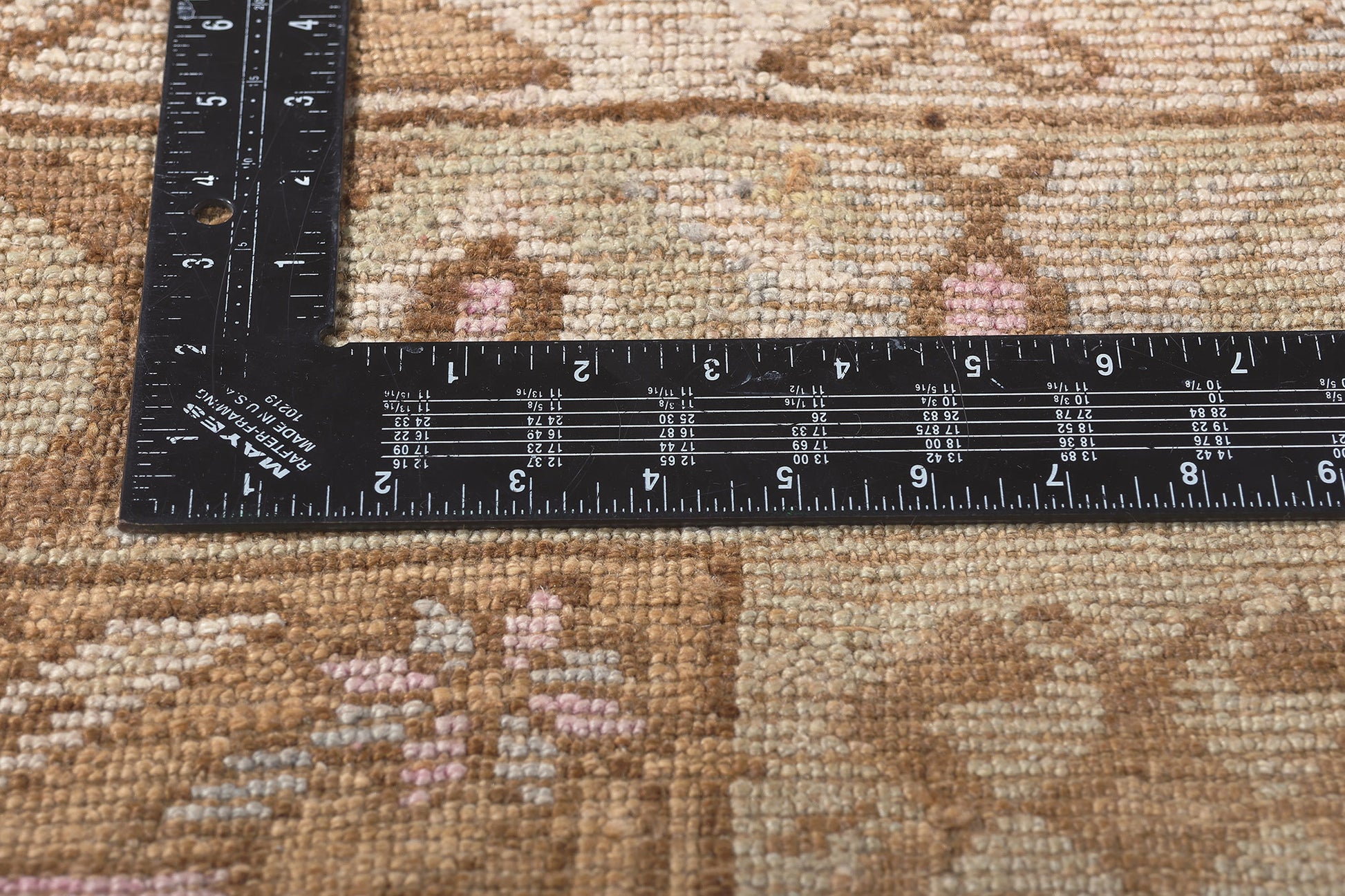 5 x 15 Vintage Turkish Oushak Rug 53708