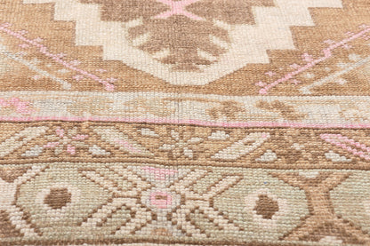5 x 15 Vintage Turkish Oushak Rug 53708