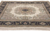 5 x 5 Vintage Turkish Silk Kayseri Rug 78622