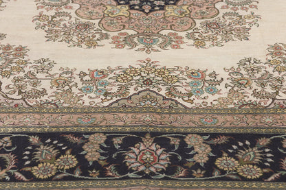 5 x 5 Vintage Turkish Silk Kayseri Rug 78622