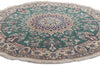 5 x 5 Vintage Persian Nain Round Rug 78596