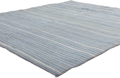 5 x 6 Vintage Turkish Striped Kilim Rug 60813