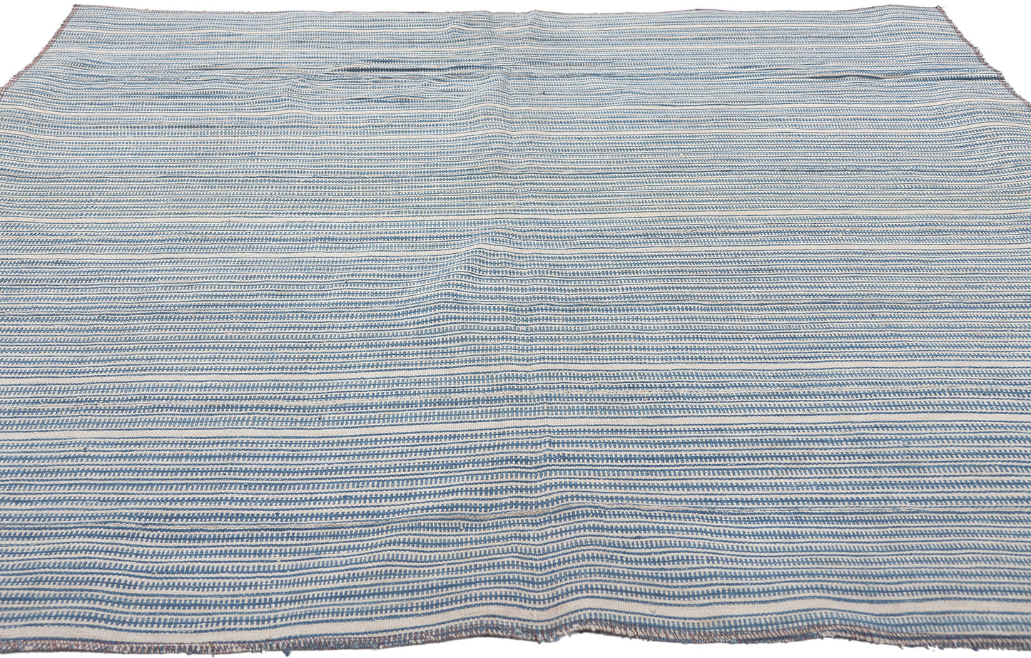 5 x 6 Vintage Turkish Striped Kilim Rug 60813