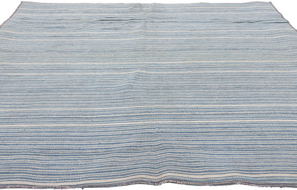 5 x 6 Vintage Turkish Striped Kilim Rug 60813