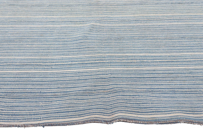 5 x 6 Vintage Turkish Striped Kilim Rug 60813