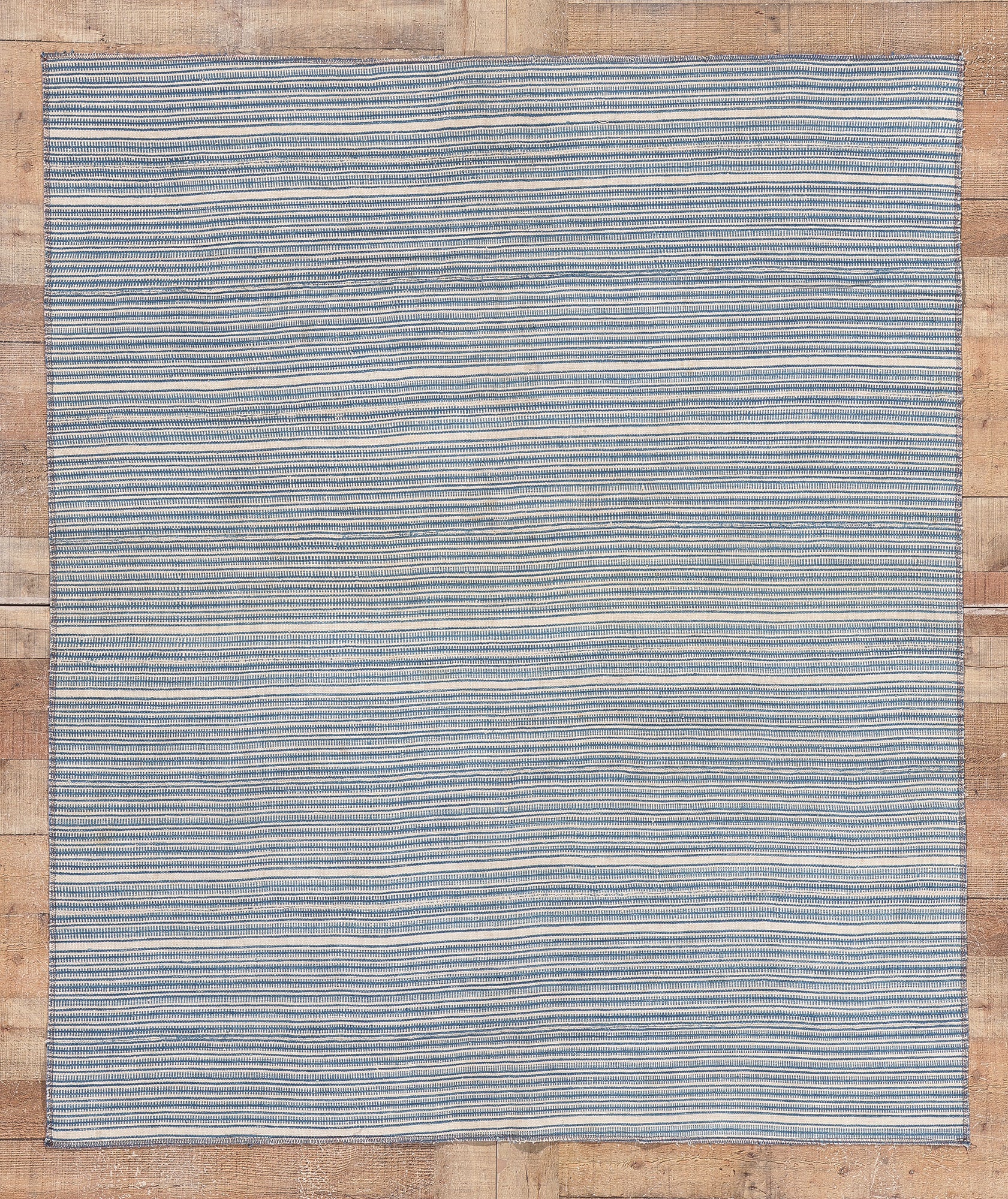 5 x 6 Vintage Turkish Striped Kilim Rug 60813