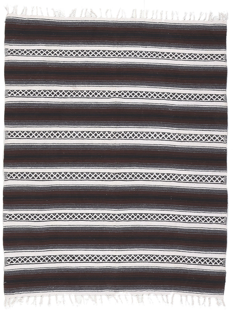 5 x 6 Modern Striped Indian Kilim Rug 78537