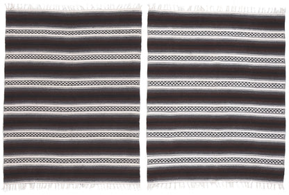 5 x 6 Modern Striped Indian Kilim Rug 78536