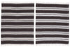 5 x 6 Modern Striped Indian Kilim Rug 78537