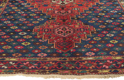 5 x 7 Antique Persian Bakhtiari Rug 73281