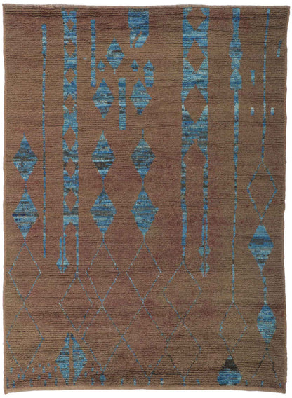 5 x 7 Earth-Tone Moroccan Rug 80782