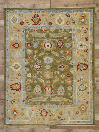 5 x 7 Earthy Turkish Oushak Rug 52365