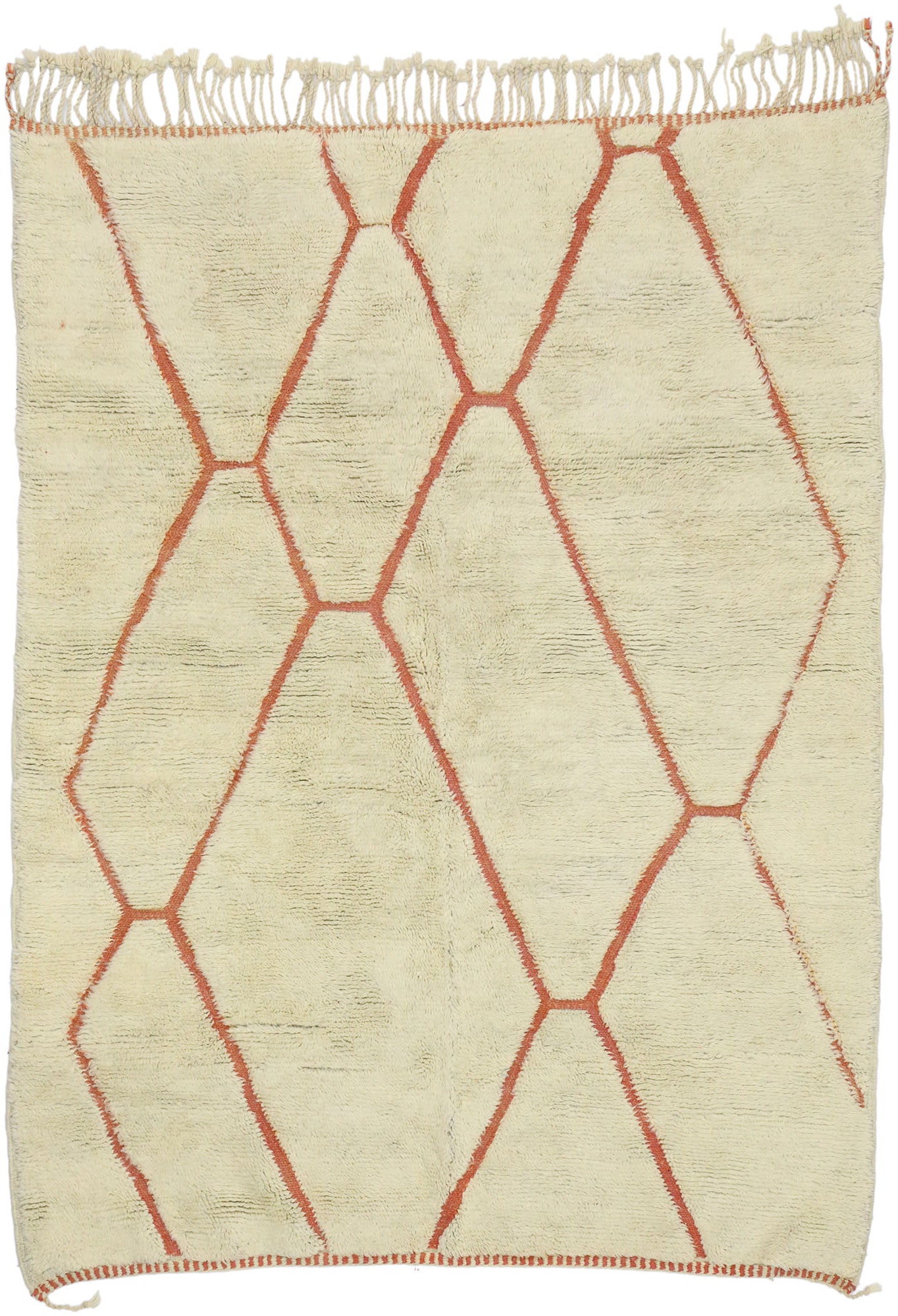 5 x 7 Beni Mrirt Moroccan Rug 21035