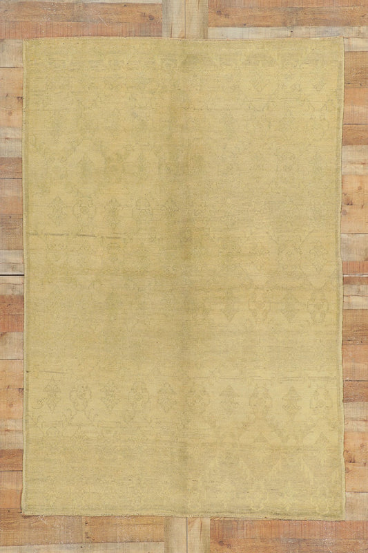 5 x 7 Vintage Turkish Oushak Rug 51027