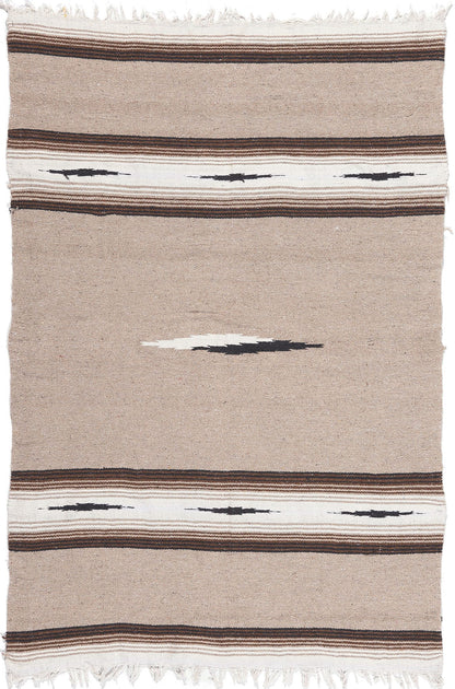 5 x 7 Vintage Mexican Serape Kilim Rug 78550