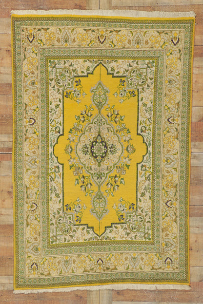 5 x 7 Vintage Persian Tabriz Rug 71908