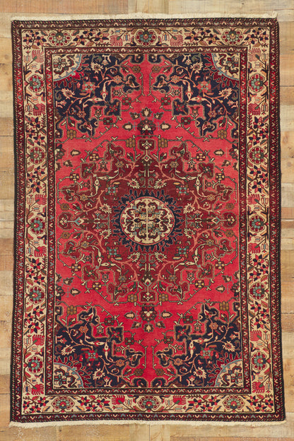 5 x 7 Vintage Persian Hamadan Rug 77158