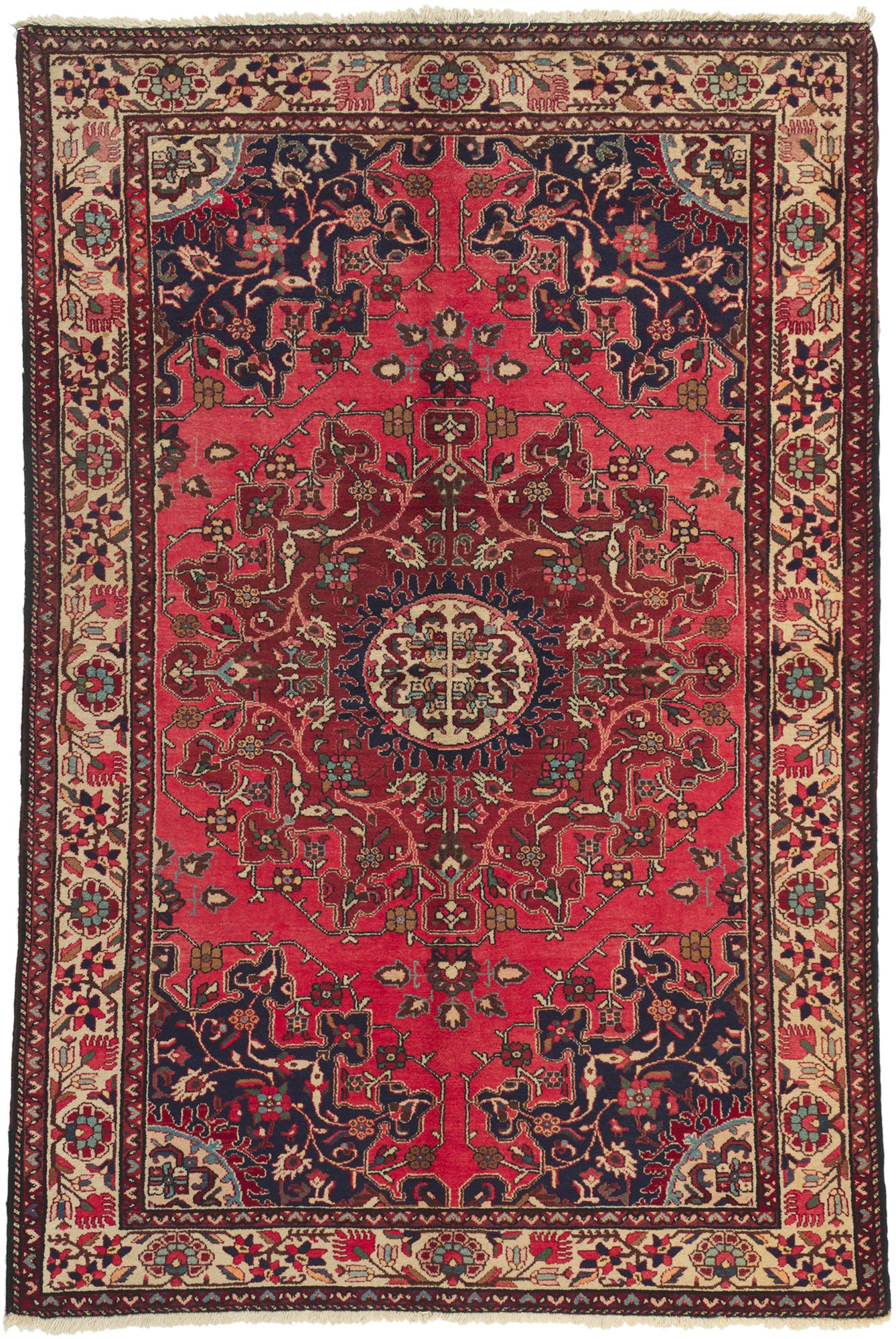 5 x 7 Vintage Persian Hamadan Rug 77158