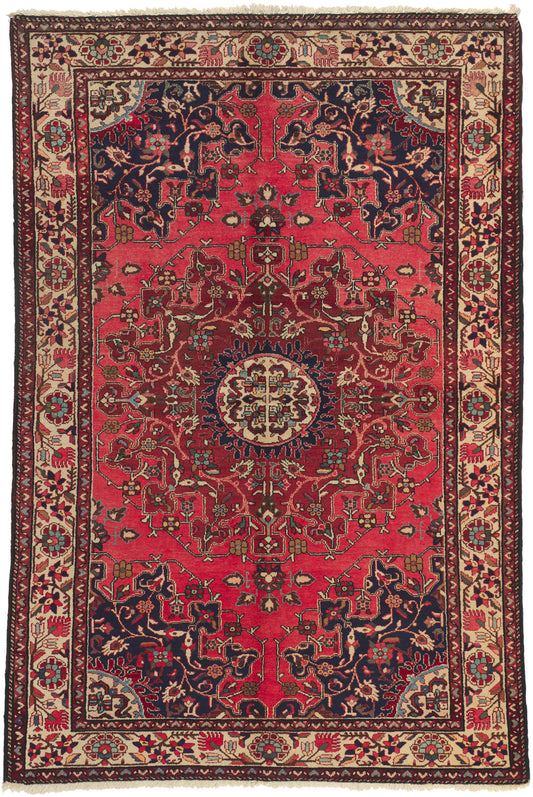 5 x 7 Vintage Persian Hamadan Rug 77158
