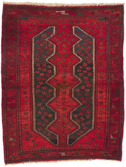 5 x 7 Vintage Persian Hamadan Rug 72109