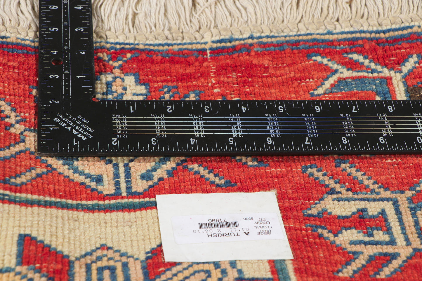 5 x 7 Vintage Turkish Oushak Rug 71996